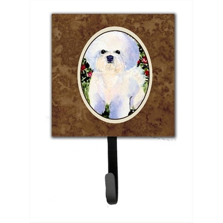 Micasa 4.25 x 6 in. Bichon Frise Leash Or Key Hook MI232377